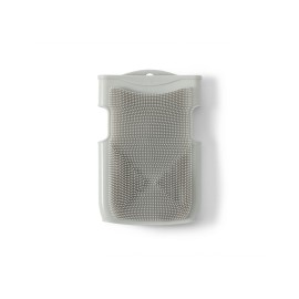 Innobaby Double Sided Silicone Massage Mitt Bath Scrubber Shower Brush & Scalp Massager/Gray