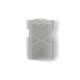 Innobaby Double Sided Silicone Massage Mitt Bath Scrubber Shower Brush & Scalp Massager/Gray