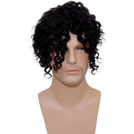 Lishy Curly Toupee for Men 9x7 European Virgin Human Hair Replacement Systems Mens Hairpiece Mono Lace Top with Durable PU Around Medium Light Density 1B Black Color Lishy Curly Toupee for Men 9x7 European Virgin Human Hair Replacement Systems Mens Hairpiece Mono Lace Top with Durable PU Around Medium Light Density 1B Black Color