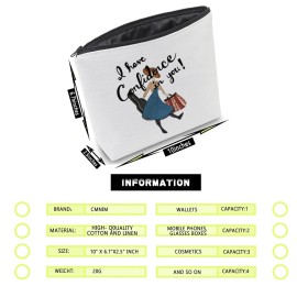 CMNIM The Sound of Inspired Music Gifts Makeup Bag Musical Movie Pouch I Have Confidence In You Theater Accessories Party Gift CMNIM The Sound of Inspired Music Gifts Makeup Bag Musical Movie Pouch I Have Confidence In You Theater Accessories Party Gift