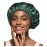 Alnorm Sleep Caps Satin Lined Hair Bonnets for Black Women Dark Green