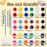 12PCS Mini Paint Set for Kids & Adults - Washable Acrylic Paint Strips in 12 Colors, 24 Brushes, 12 Mixing Palettes - Perfect for Home, Classroom, Party Favors