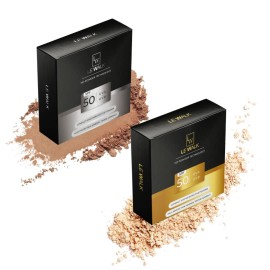 Le Walk Le walk Compact Photoprotective Powder Mineral Sunscreen YVA/UVB, 0.42 Ounce (Pack of 1)