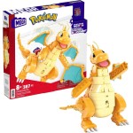 MEGA Pokmon Building Toys Set Dragonite with 388 Pieces, Articulated and Poseable with Motion, 7 Inches Tall, for Kids