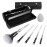 Makeup Brushes, Makeup Brush Set Professional, Travel Makeup Brushes, Premium Synthetic Foundation Powder Concealer Eyeshadow Blush, Face Makeup Brushes with makeup brush bag (Black and silver)