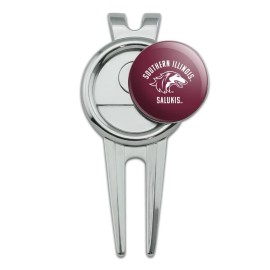 GRAPHICS & MORE Southern Illinois Saluki Golf Divot Repair Tool and Ball Marker