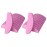 20 PCs Nail Buffers, Double Sided Nail Files Buffer Blocks 100/180 Grit Portable Washable Sanding Buffing File Arc Shape (Pink)