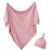 OWLOWLA Newborn Swaddle Set Stretch Wrap Swaddle Receiving Blanket for Baby Boy Girl(Blush-rm)