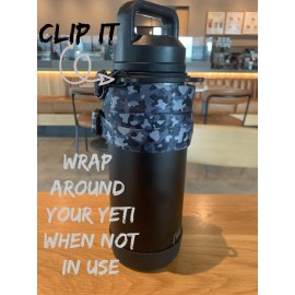 One MissionX Bottle Sling for YETI Rambler, Shoulder Strap Carrier for 64oz 46oz 36oz 26oz 18/12oz Water Bottles, Durable Accessories for Walking & Hiking (Summit, Rambler 12 18 26 36 46 64 oz)