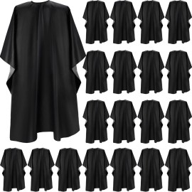 Foaincore 20 Pack Professional Hair Cutting Salon Nylon Cape Barber Styling Hair Cape with Snap Closure(59 x 51 Inches) Foaincore 20 Pack Professional Hair Cutting Salon Nylon Cape Barber Styling Hair Cape with Snap Closure(59 x 51 Inches)