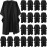 Foaincore 20 Pack Professional Hair Cutting Salon Nylon Cape Barber Styling Hair Cape with Snap Closure(59 x 51 Inches)