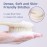 Body Back Scrubber - 17\'\' Long Handle Shower Brush, Anti-Mold Exfoliator for Dry & Wet Use, Deep Cleansing & Gentle Exfoliation for Smooth Skin - for Men, Women & Elderly (Cream White)