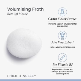 PHILIP KINGSLEY | Volumizing Froth Styling Mousse | Root Lifting Moose | Long-Lasting Volume and Lift with Medium Hold | 11.69oz PHILIP KINGSLEY | Volumizing Froth Styling Mousse | Root Lifting Moose | Long-Lasting Volume and Lift with Medium Hold | 11.69oz