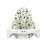 High Chair Cover for IKEA Antilop,Cotton Cover for Inflatable Cushion, Cushion Cover as High Chairs Accessories for Babies and Toddlers, It is Only Cover! (Avocado)
