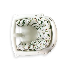 High Chair Cover for IKEA Antilop,Cotton Cover for Inflatable Cushion, Cushion Cover as High Chairs Accessories for Babies and Toddlers, It is Only Cover! (Avocado)