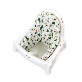 High Chair Cover for IKEA Antilop,Cotton Cover for Inflatable Cushion, Cushion Cover as High Chairs Accessories for Babies and Toddlers, It is Only Cover! (Avocado)