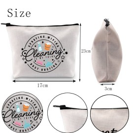 POFULL Cleaning Service Gift Housekeeper Gift Cleaning Equipment Cosmetic Bag (Cleaning bag)