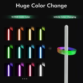 DAMIENSABER Upgrade RGB3.0 Smooth Swing Light Saber, Motion Control Light Saber with Realistic 16 Sound Fonts Infinite Color Changing 16 RGB, Heavy Dueling Metal Light Sabers for Adults, Rechargeable