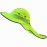 Goyoma Men High Visibility Reflective Safety Neck Flap Sun Wide Brim Boonie Hat Cap (Yellow 2pc)