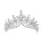 Baroque Queen Crown, Sinide Wedding Crown for Bride Rhinestone Princess Tiara for Women Silver Crown Princess Crystal Headband Tiaras for Girls Wedding Halloween Faire Costume Birthday Hair