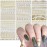 Geometry Nail Art Stickers, Holographic 5D Gold Nail Self-Adhesive Sticker Design, Bronzing Line Square Rhombus Circle Heart Nail Transfer Decals for Women Girls Manicure Glitter Art Decorations
