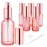 DMuuuDM 6 Pack 1 Oz Pink Glass Spray Bottles,Empty Perfume Fine Mist Atomizer,Rose-Golden Pump Head Travel Liquid Holder Containers for Cologne,Essential Oils,Body Sprays