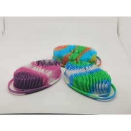 Soft Exfoliating Body Shower Scrubber - Silicone Bath Brush for Kids & Adults - 3 Pack Soft Exfoliating Body Shower Scrubber - Silicone Bath Brush for Kids & Adults - 3 Pack