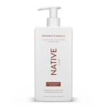 Native Coconut & Vanilla Moisturizing Vegan Shampoo, Clean, Sulfate, Paraben and Silicone Free - 16.5 fl oz