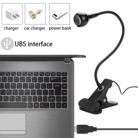 Brokimis Mini UV Lamp for Gel Nails, LED Curing Lamp with Flexible Gooseneck & Clamp 3W Portable Small Manicure UV Light Nail Dryer for Resin Curing Nail Art
