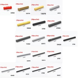 TTLYHEK Technical Pieces and Parts Axles Compatible with All Major Brands Building Block Bricks MOC Parts Cross Axles Set DIY Accessories (470 Pcs )