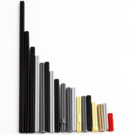 TTLYHEK Technical Pieces and Parts Axles Compatible with All Major Brands Building Block Bricks MOC Parts Cross Axles Set DIY Accessories (470 Pcs )