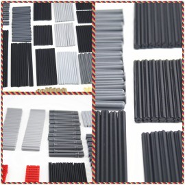 TTLYHEK Technical Pieces and Parts Axles Compatible with All Major Brands Building Block Bricks MOC Parts Cross Axles Set DIY Accessories (470 Pcs )