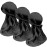 3PCS Silky Durags Packs for Men Waves, Satin Dew-Rag Wave Caps for 360 540 720 Wavers, Ideal Gifts for Father\'s Day (Black)