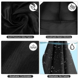 3PCS Silky Durags Packs for Men Waves, Satin Dew-Rag Wave Caps for 360 540 720 Wavers, Ideal Gifts for Father\'s Day (Black) 3PCS Silky Durags Packs for Men Waves, Satin Dew-Rag Wave Caps for 360 540 720 Wavers, Ideal Gifts for Father\'s Day (Black)