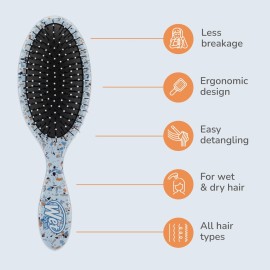 Wet Brush Original Detangler Hair Brush - Supercharged Sky - All Hair Types - Ultra-Soft IntelliFlex Detangler Bristles Glide Through Tangles with Ease - Pain-Free Comb for Men & Women Wet Brush Original Detangler Hair Brush - Supercharged Sky - All Hair Types - Ultra-Soft IntelliFlex Detangler Bristles Glide Through Tangles with Ease - Pain-Free Comb for Men & Women