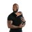 Lalabu The Dad Shirt | Hands-Free Baby Carrier for Dad with Kangaroo Pouch | Engineered for Bonding, Safety, & Comfort for Newborns Up to 15 Lbs. | CPSC Approved - Pure Black - XL