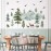 Mountain Wall Decals Large Pine Tree Wall Decals Peel and Stick Forest Tree Deer Birds Woodland Animal Decal Mountain Trees Stickers for Kids Room Nursery Decor