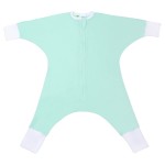 SleepingBaby Flying Squirrel Toddler Pajamas with Practical Zipper for Quick Diaper Changes and Travel Comfort - Mint - 12-24 Months
