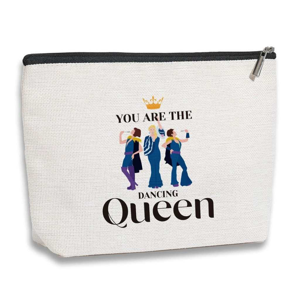 kdxpbpz Mamma Music Makeup Bag, Mamma Fans Gifts, You Are The Dancing Queen, Mamma Stuff Musical Comedy Gift for Family Friend Women, Travel Toiletry Makeup Organizer Zipper Pouch kdxpbpz Mamma Music Makeup Bag, Mamma Fans Gifts, You Are The Dancing Queen, Mamma Stuff Musical Comedy Gift for Family Friend Women, Travel Toiletry Makeup Organizer Zipper Pouch