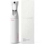 FLAIROSOL - The Original, Spray Bottle for Hair, Continuous Ultra Fine Water Mist Sprayer for Hairstyling, Barbers, Salons, Cleaning, Plants, 10.1oz/300ml (White Bottle-Coral Print)