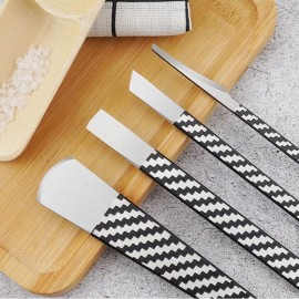 4 Pcs Decorative Foot Knives, Pedicure Knife Set for Ingrown Callus Shaver Feet Nail Correction Pliers Scissors Remover with Storage Bag. (160MM)