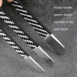 4 Pcs Decorative Foot Knives, Pedicure Knife Set for Ingrown Callus Shaver Feet Nail Correction Pliers Scissors Remover with Storage Bag. (160MM)