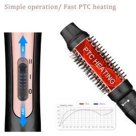 5 in 1 Curling Wand Set, Curling Iron with Curling Brush and 4 Interchangeable Ceramic Curling Wand(0.35-1.25), Fast Heating, Include Heat Protective Glove & 2 Clips 5 in 1 Curling Wand Set, Curling Iron with Curling Brush and 4 Interchangeable Ceramic Curling Wand(0.35-1.25), Fast Heating, Include Heat Protective Glove & 2 Clips