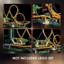 BRIKSMAX Led Lighting Kit for LEGO-10303 Loop Coaster - Compatible with Lego Creator Icons Building Blocks Model- Not Include The Lego Set