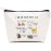 LIBIHUA Crazy Cat Lady Bag-Puss Theme Bag - Gifts for Puss Lovers- Makeup Bag Cosmetic Bag Travel Pouch Present-Six Signs That You Are Secretly a Cat