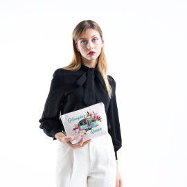 TSOTMO Glamping Gift for Women Clamping Queen Nature Lover Zipper Pouch Makeup Bag (Glamping Queen)