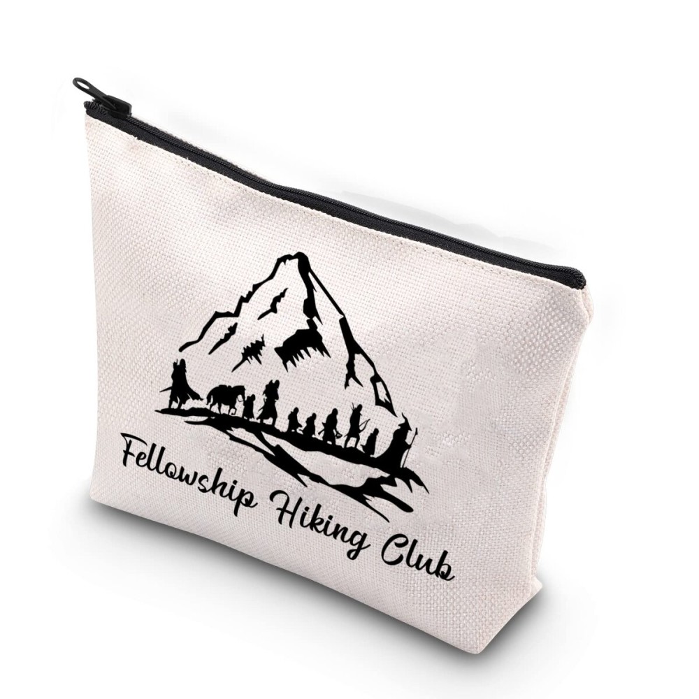 TSOTMO Movie Inspired Merch Fellowship Hiking Club Funny Hiking Gift for Movie Fans Zipper Pouch Makeup Bag(Fellowship Hiking)