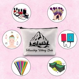 TSOTMO Movie Inspired Merch Fellowship Hiking Club Funny Hiking Gift for Movie Fans Zipper Pouch Makeup Bag(Fellowship Hiking)