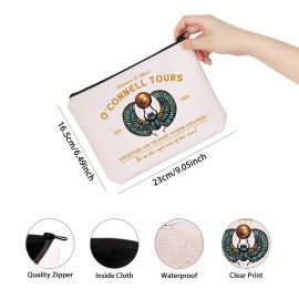 TSOTMO Horror Movie Merch Movie Inspired Gift O Connell Tours EST 1926 Zipper Pouch Makeup Bag (& More)