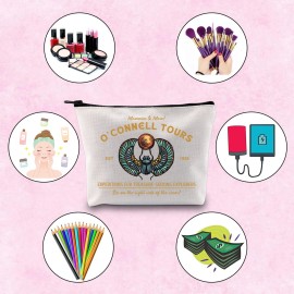 TSOTMO Horror Movie Merch Movie Inspired Gift O Connell Tours EST 1926 Zipper Pouch Makeup Bag (& More)